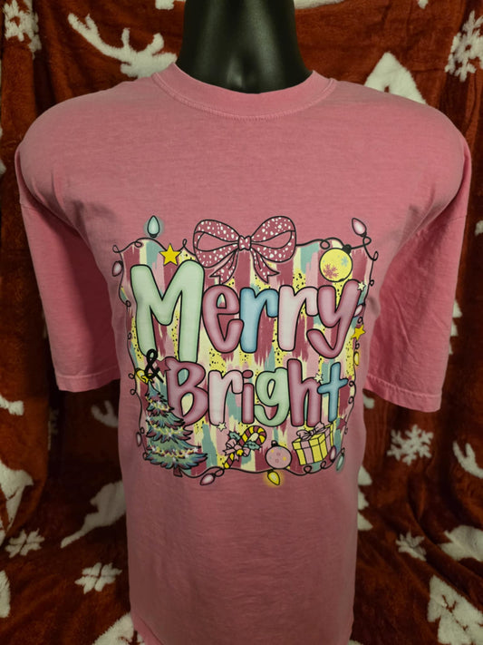 Merry and Bright (pastel)