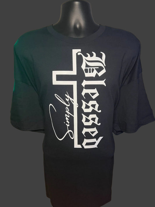 SIMPLY BLESSED! (white print)