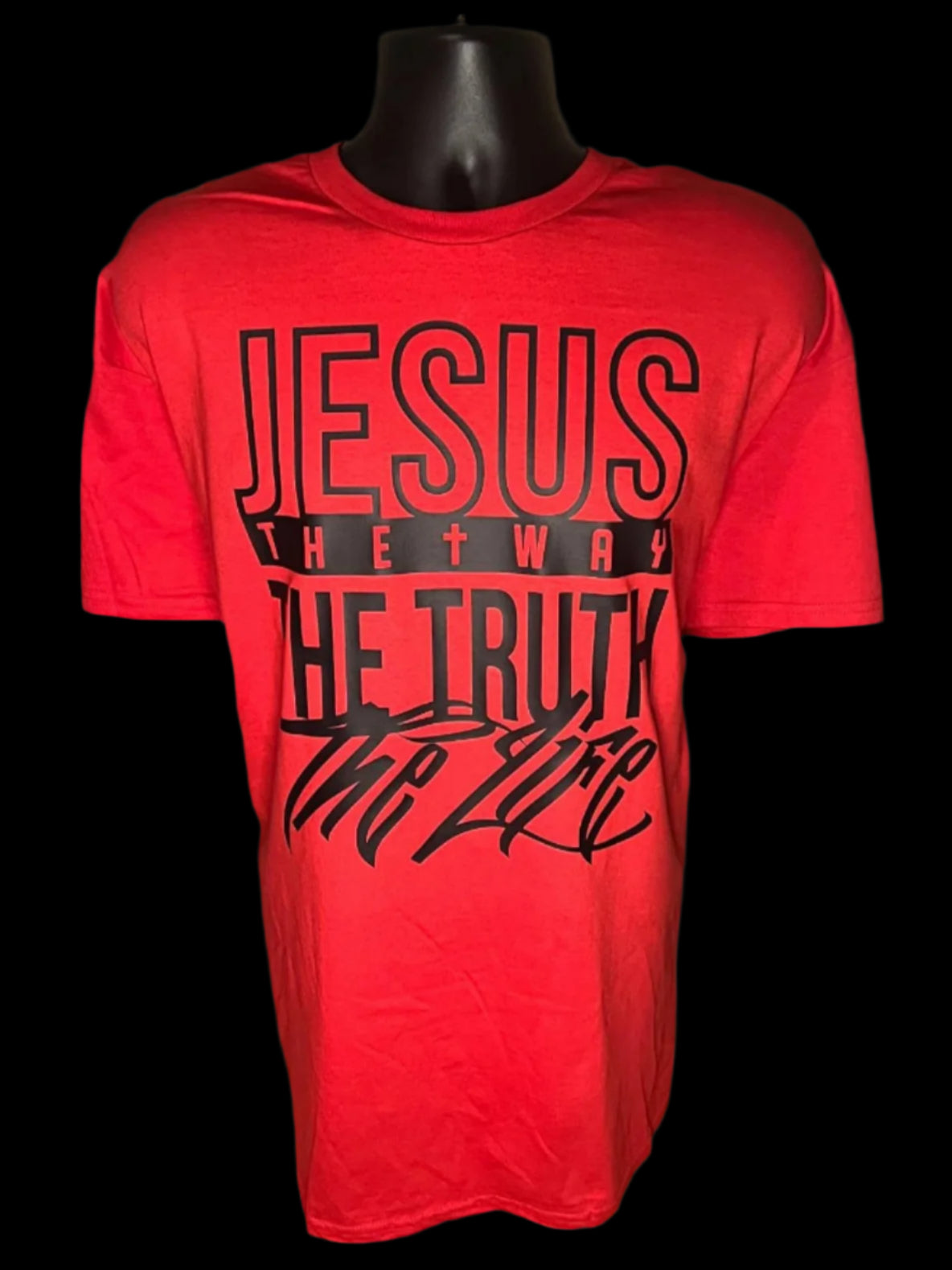 JESUS THE WAY THE TRUTH THE LIFE (black print)