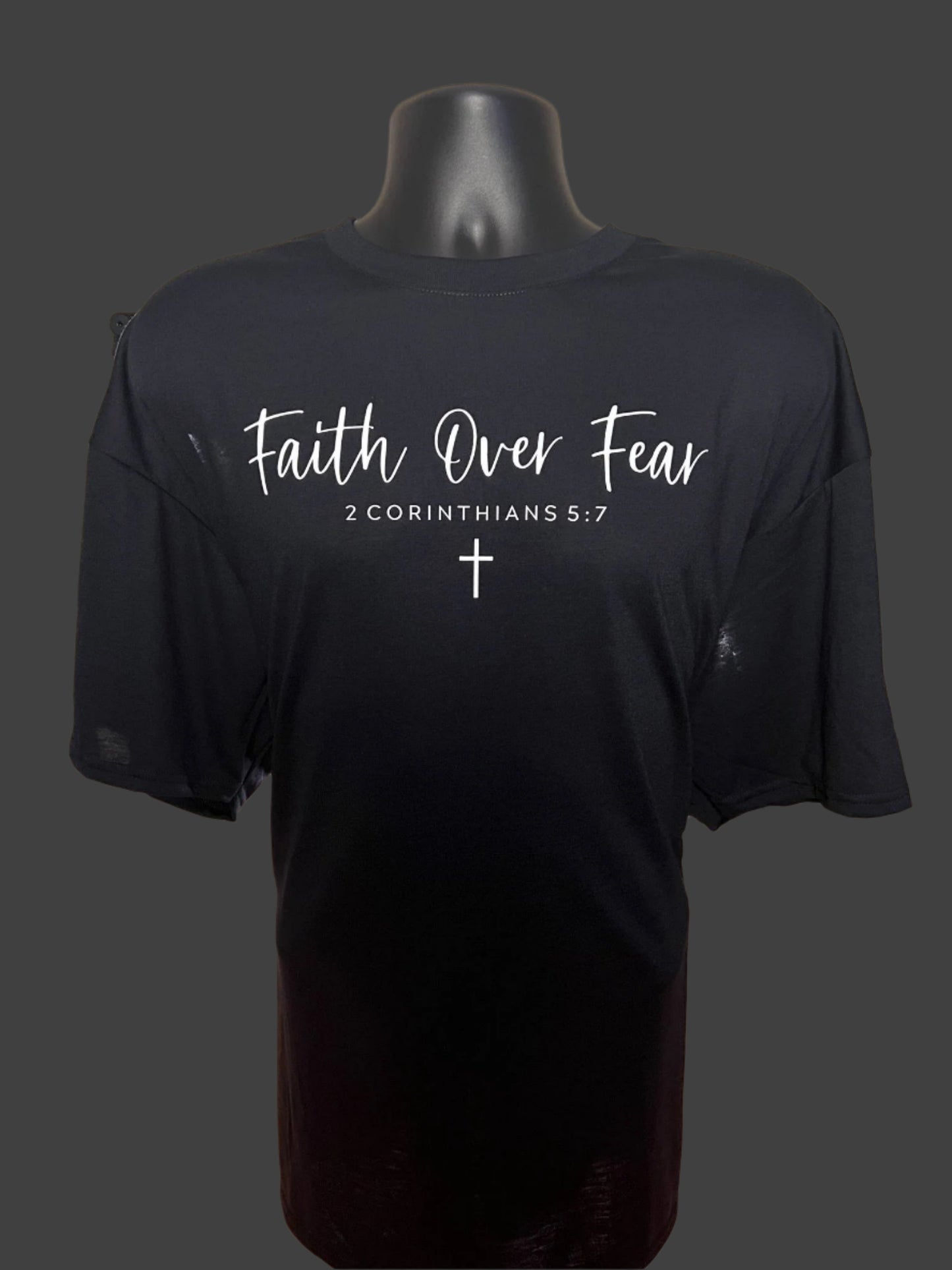 FAITH OVER FEAR (white print)