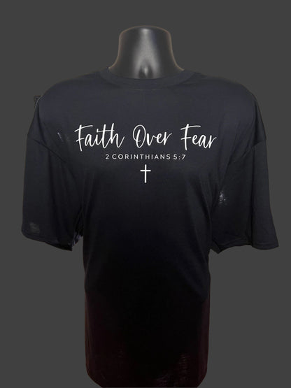 FAITH OVER FEAR (white print)