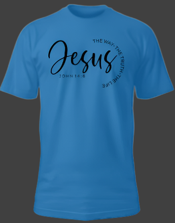 JESUS THE WAY THE TRUTH THE LIFE small (black print)