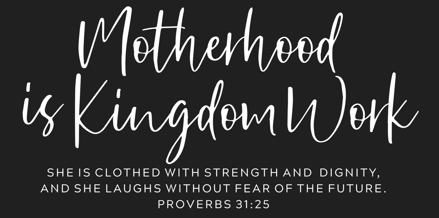 MOTHERHOOD (white print)