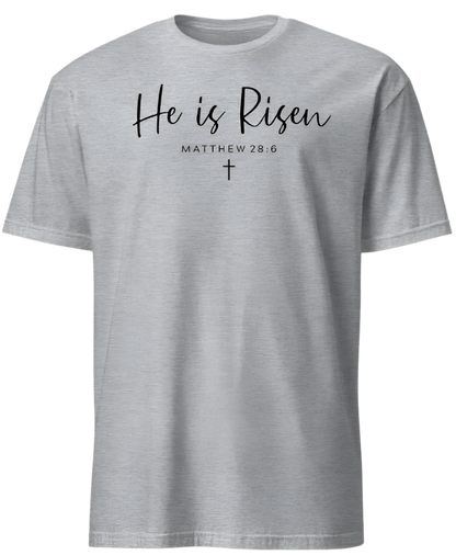 HE IS RISEN (black print)