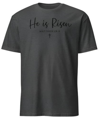 HE IS RISEN (black print)