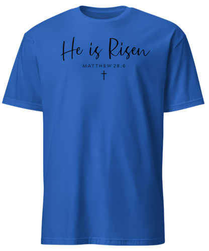 HE IS RISEN (black print)