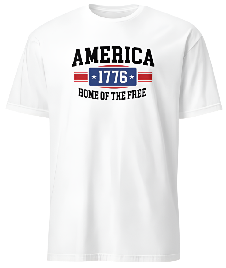 July 4th America 1776 Home of the Free