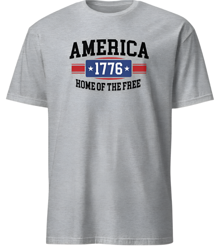 July 4th America 1776 Home of the Free