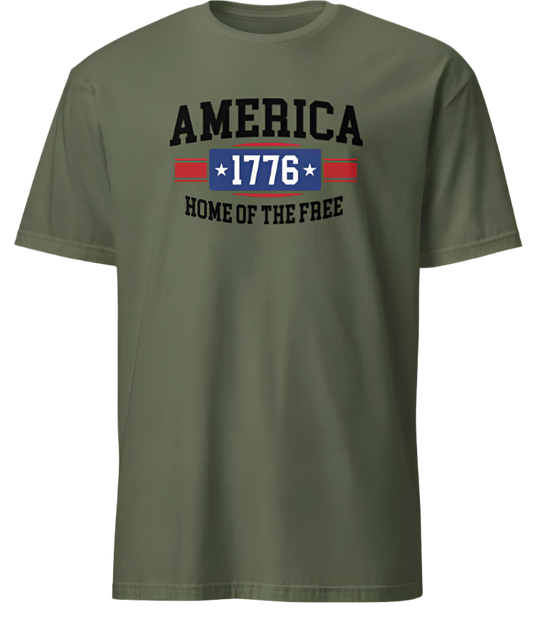 July 4th America 1776 Home of the Free