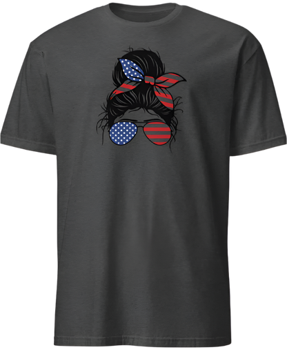 July 4th USA Messy Bun & American Fun