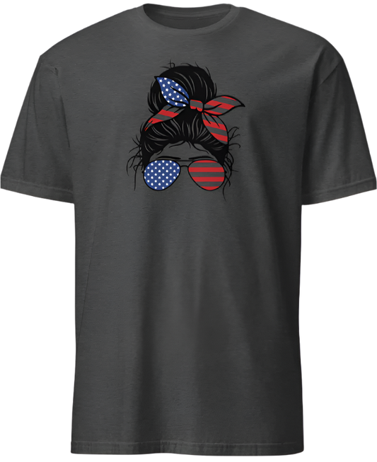 July 4th USA Messy Bun & American Fun