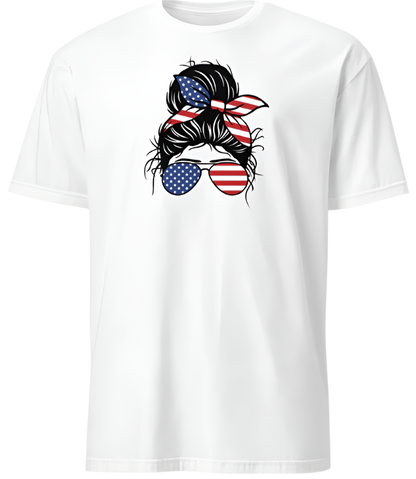 July 4th USA Messy Bun & American Fun