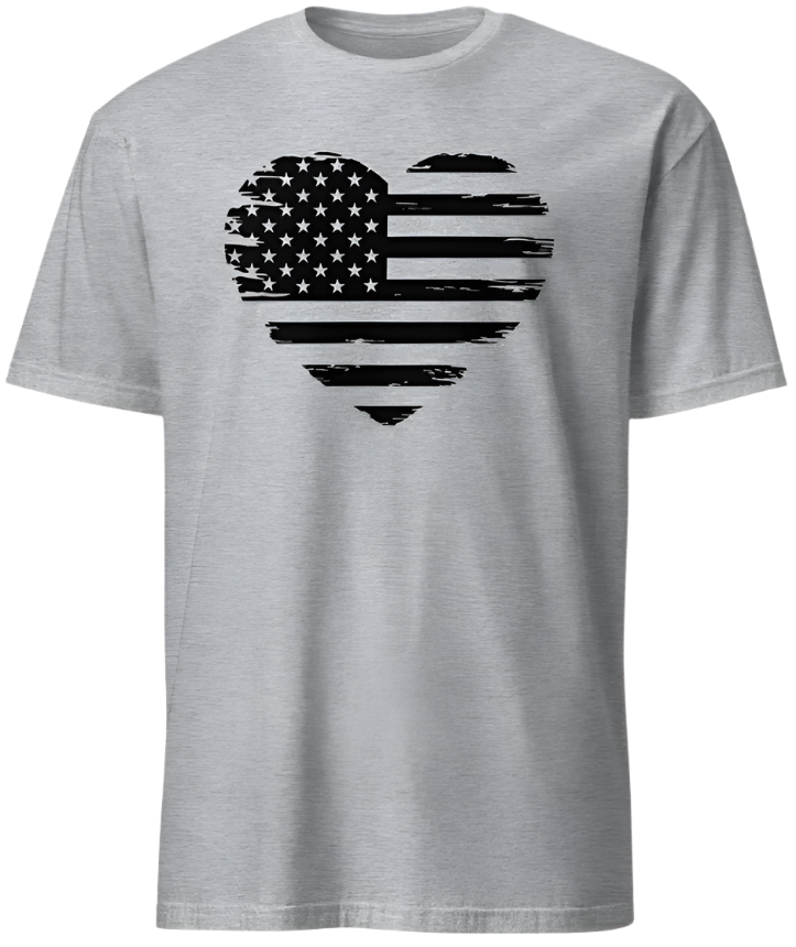 July 4th Black Heart of the USA