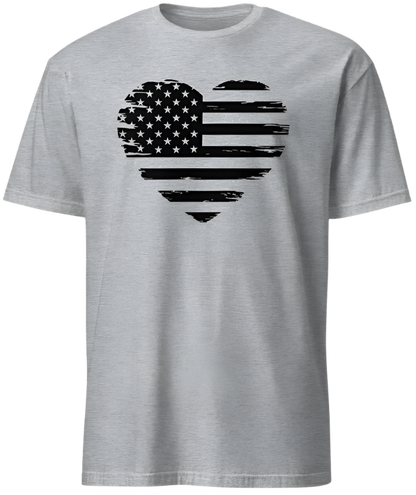 July 4th Black Heart of the USA