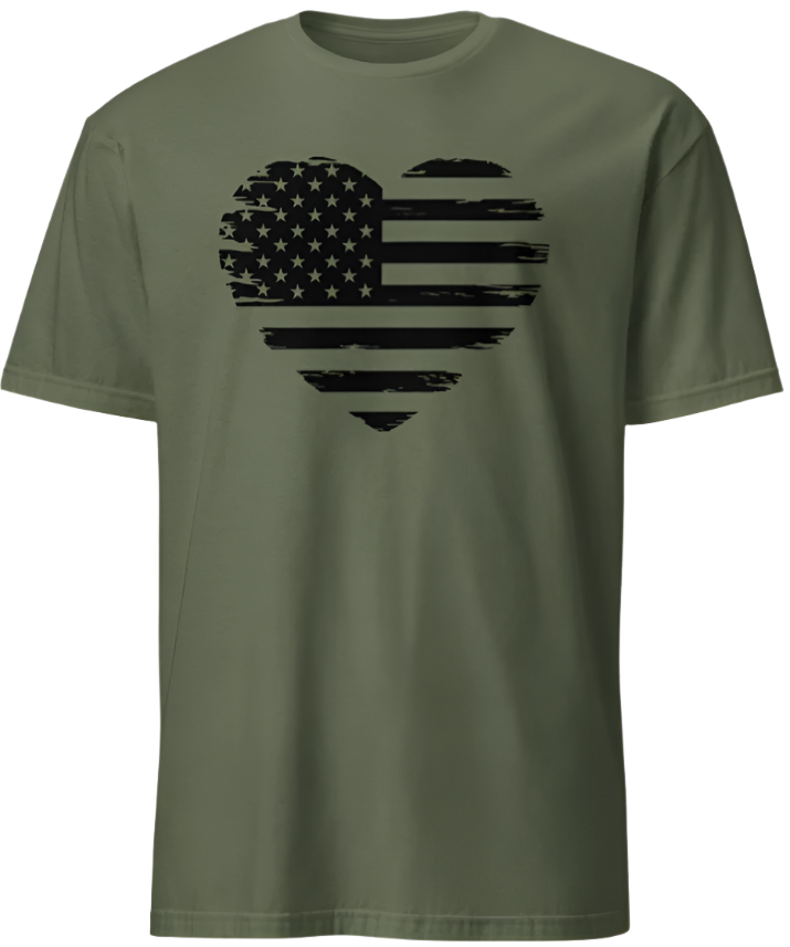 July 4th Black Heart of the USA