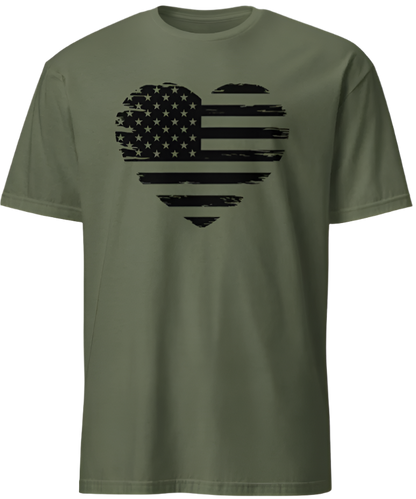 July 4th Black Heart of the USA