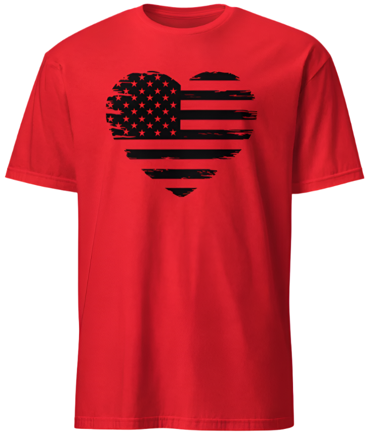 July 4th Black Heart of the USA