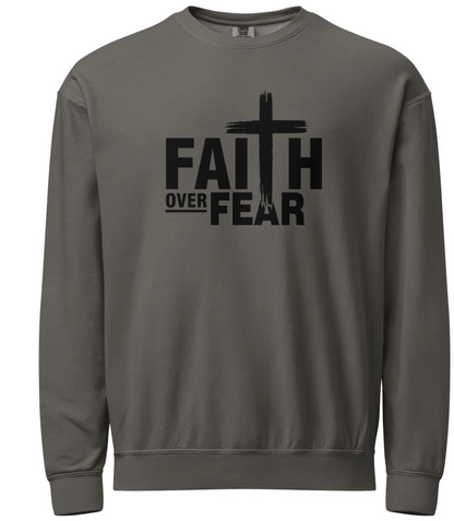Faith over Fear (Black) Sweatshirt