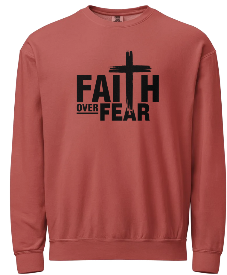 Faith over Fear (Black) Sweatshirt
