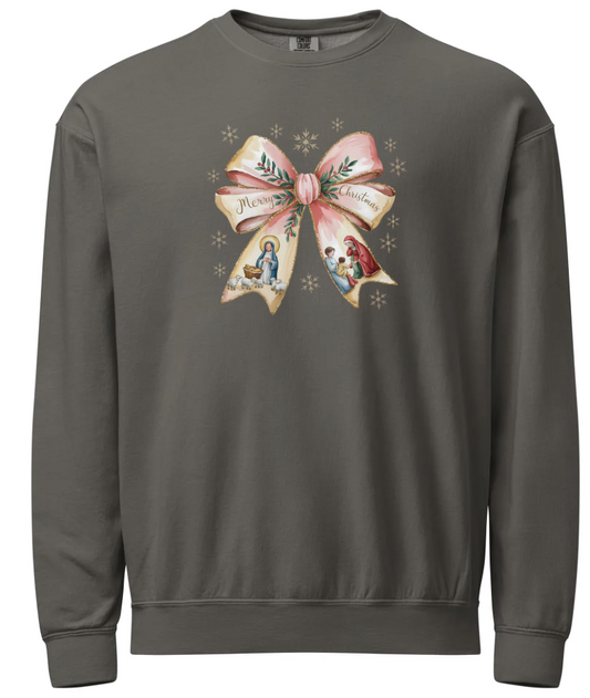 Christmas bow Sweatshirt