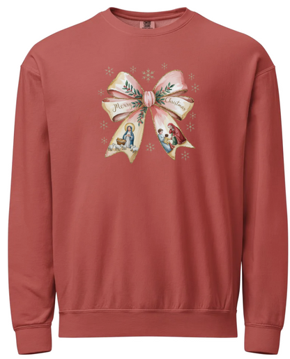 Christmas bow Sweatshirt