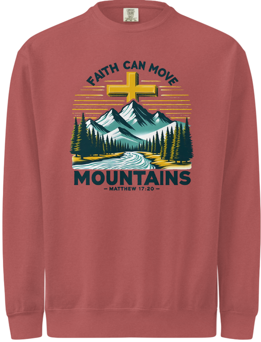 Faith can move mountains Sweatshirt