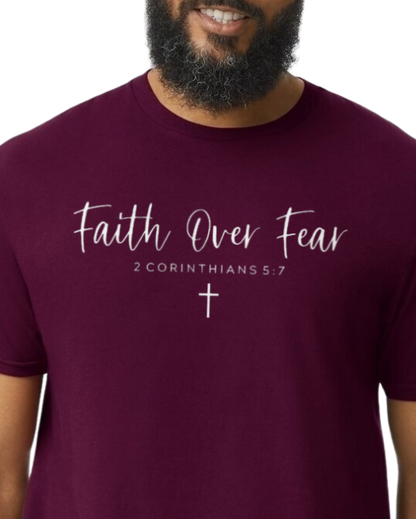 FAITH OVER FEAR (white print)