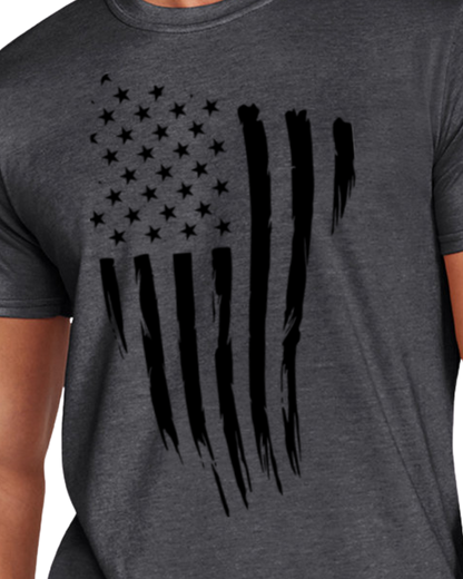 USA FLAG (black print)