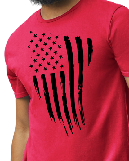USA FLAG (black print)