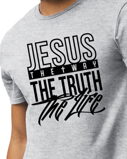 JESUS THE WAY THE TRUTH THE LIFE (black print)