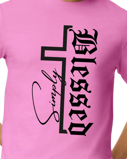 SIMPLY BLESSED (black print)