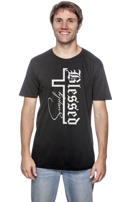 SIMPLY BLESSED! (white print)