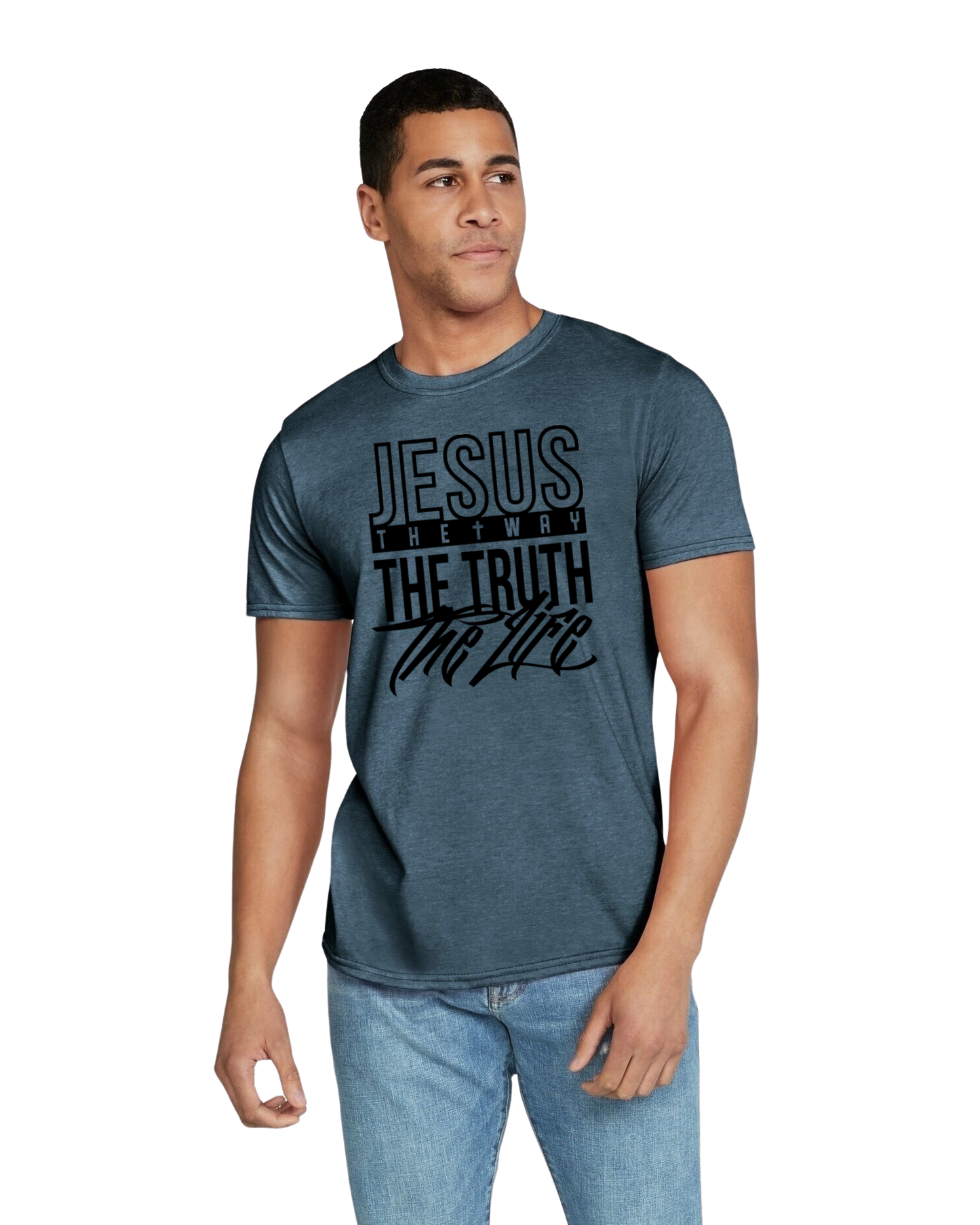 JESUS THE WAY THE TRUTH THE LIFE (black print)