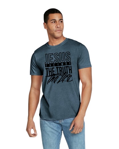 JESUS THE WAY THE TRUTH THE LIFE (black print)