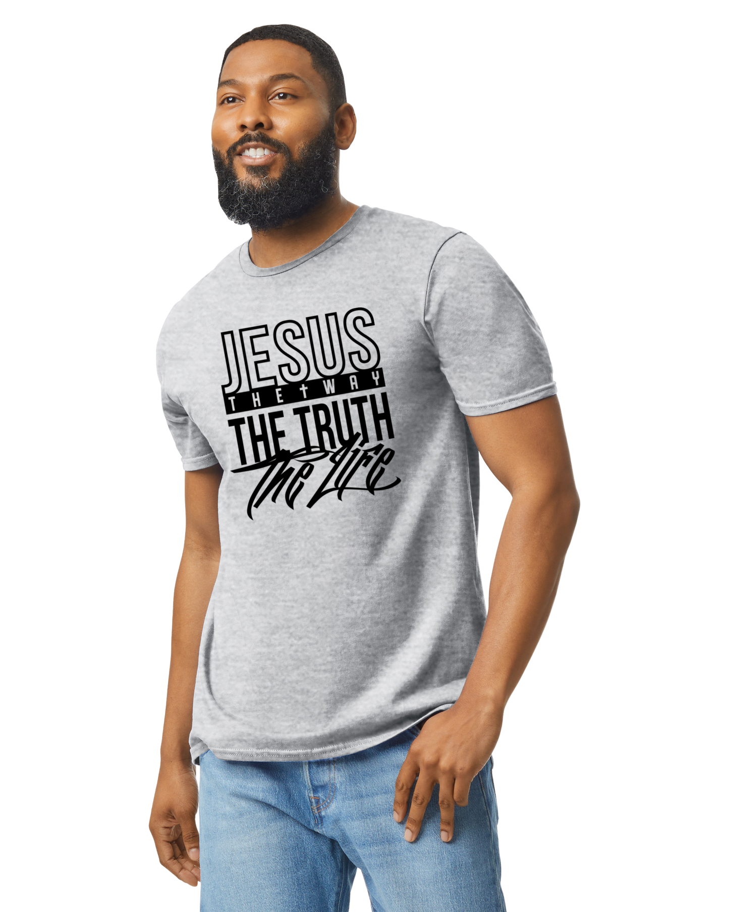 JESUS THE WAY THE TRUTH THE LIFE (black print)