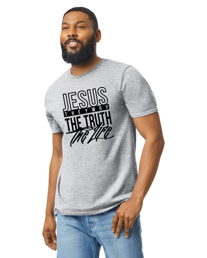 JESUS THE WAY THE TRUTH THE LIFE (black print)