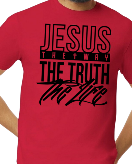 JESUS THE WAY THE TRUTH THE LIFE (black print)