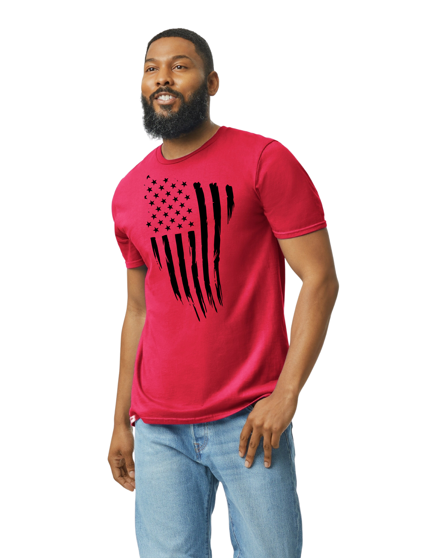 USA FLAG (black print)