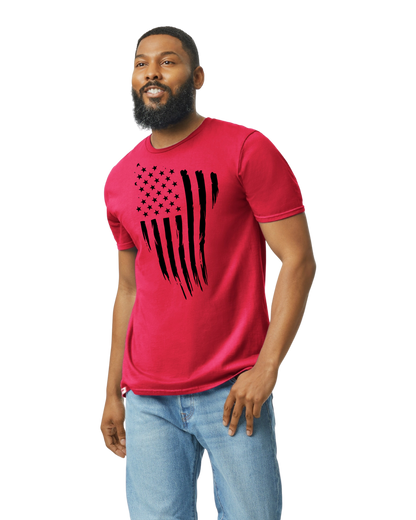 USA FLAG (black print)